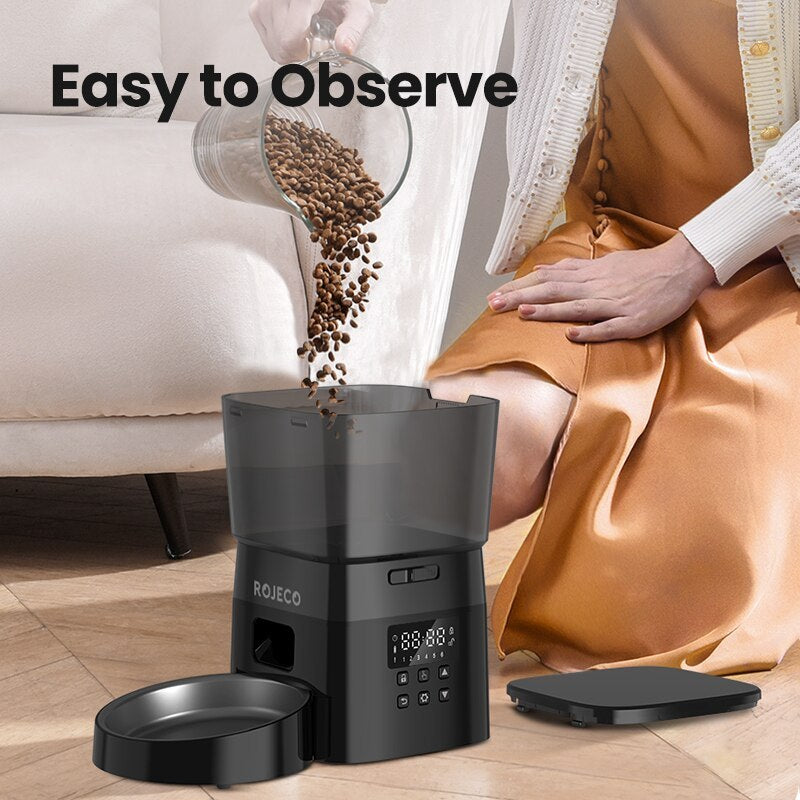 Lisslune | Automatic Dog Timed Food Feeder Dispenser