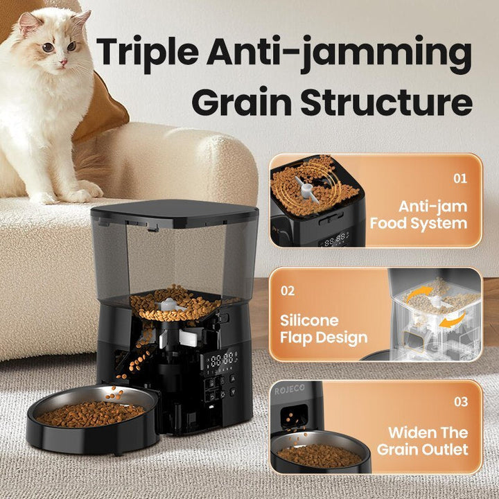 Lisslune | Automatic Dog Timed Food Feeder Dispenser