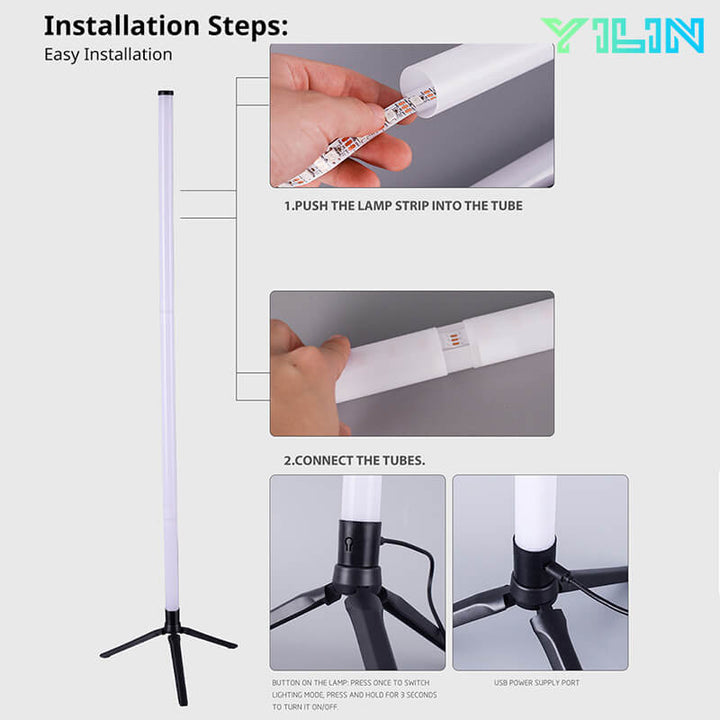 Lisslune | Corner Standing Floor Mood Lights Lamp Wall