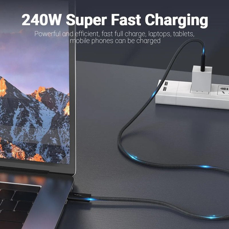 Lisslune | Thunderbolt USB Type C Connector Cool Running Thunderbolt4 Cable
