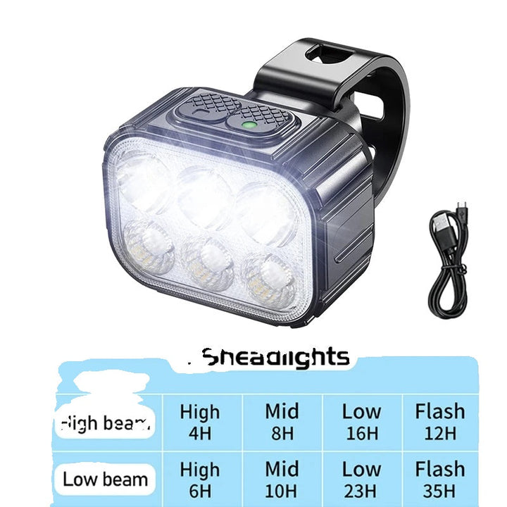 Lisslune | BikeLux – Rechargeable LED Bike Lights for Day & Night