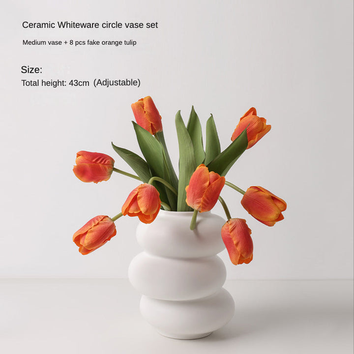 Lisslune | Pure White Special Shape Vase