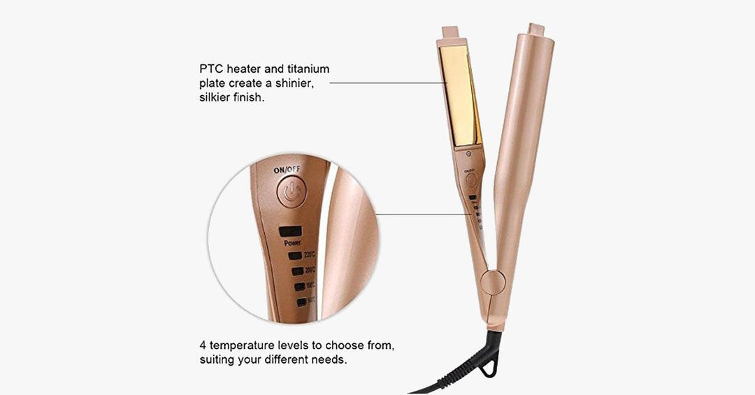 Lisslune | Pro 2-in-1 Hair Waver and Straightener
