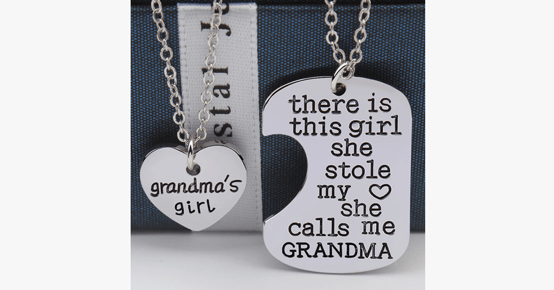 Lisslune | Grandma's Girl Necklace Set