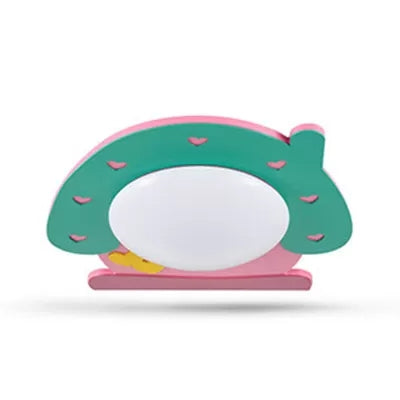 Skørter | Nursing Room Cottage Wall Lamp Wooden Cartoon Candy Colored LED Wall Lamp