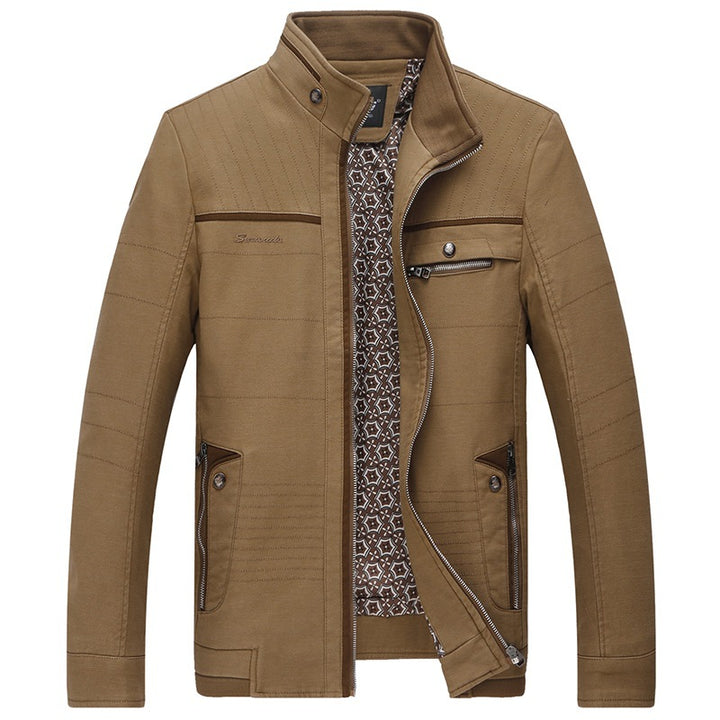 Men's leisure jacket with modern design and multifunctional pockets Lisslune