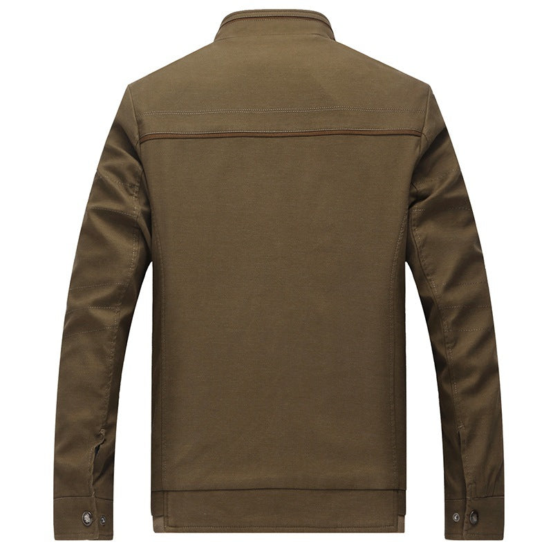 Men's leisure jacket with modern design and multifunctional pockets Lisslune