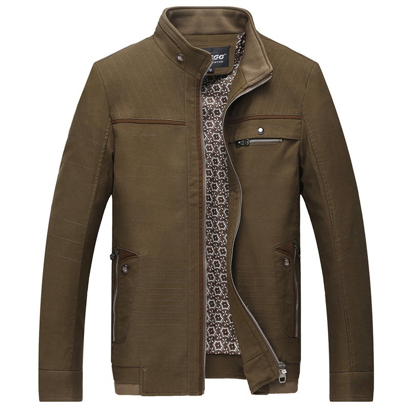 Men's leisure jacket with modern design and multifunctional pockets Lisslune