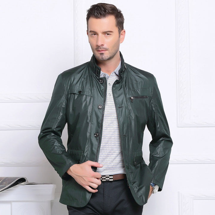 Men's Lightweight Casual Jacket with Zip Pocket Lisslune