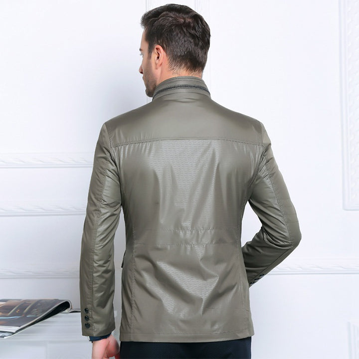 Men's Lightweight Casual Jacket with Zip Pocket Lisslune
