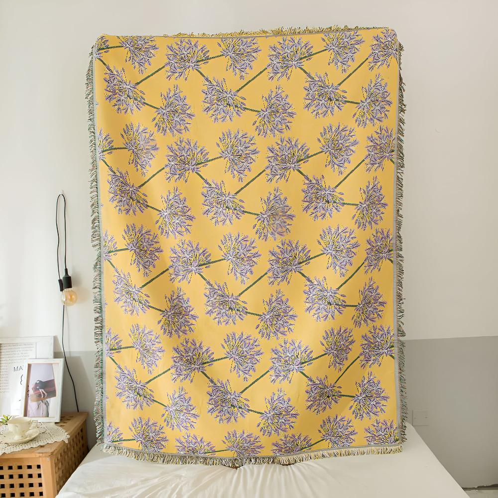 Lisslune | Agapanthus Tassel Blanket