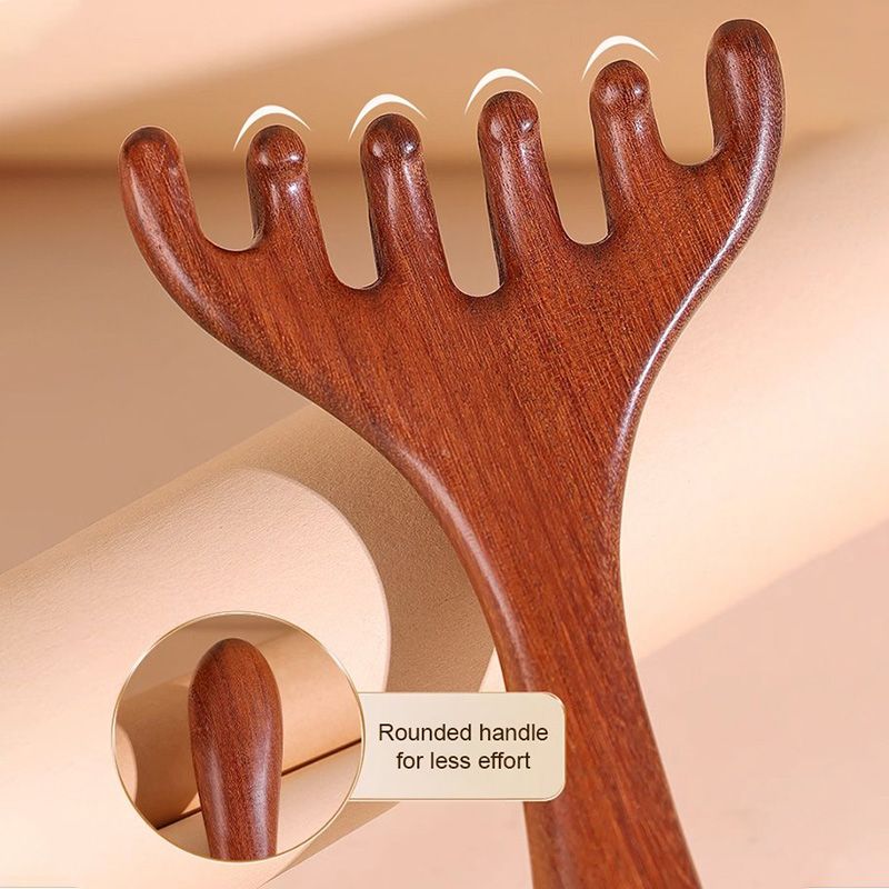 Lisslune | Meridian massage comb with six claws