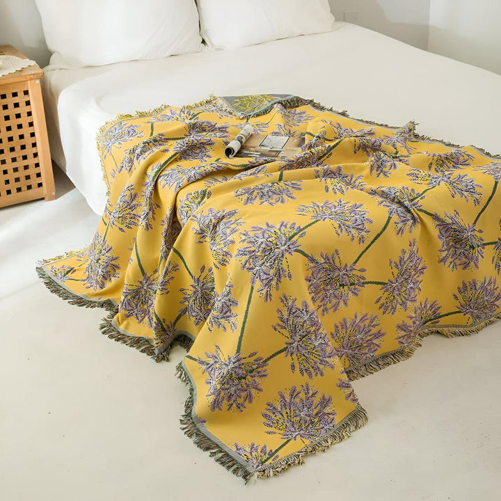 Lisslune | Agapanthus Tassel Blanket