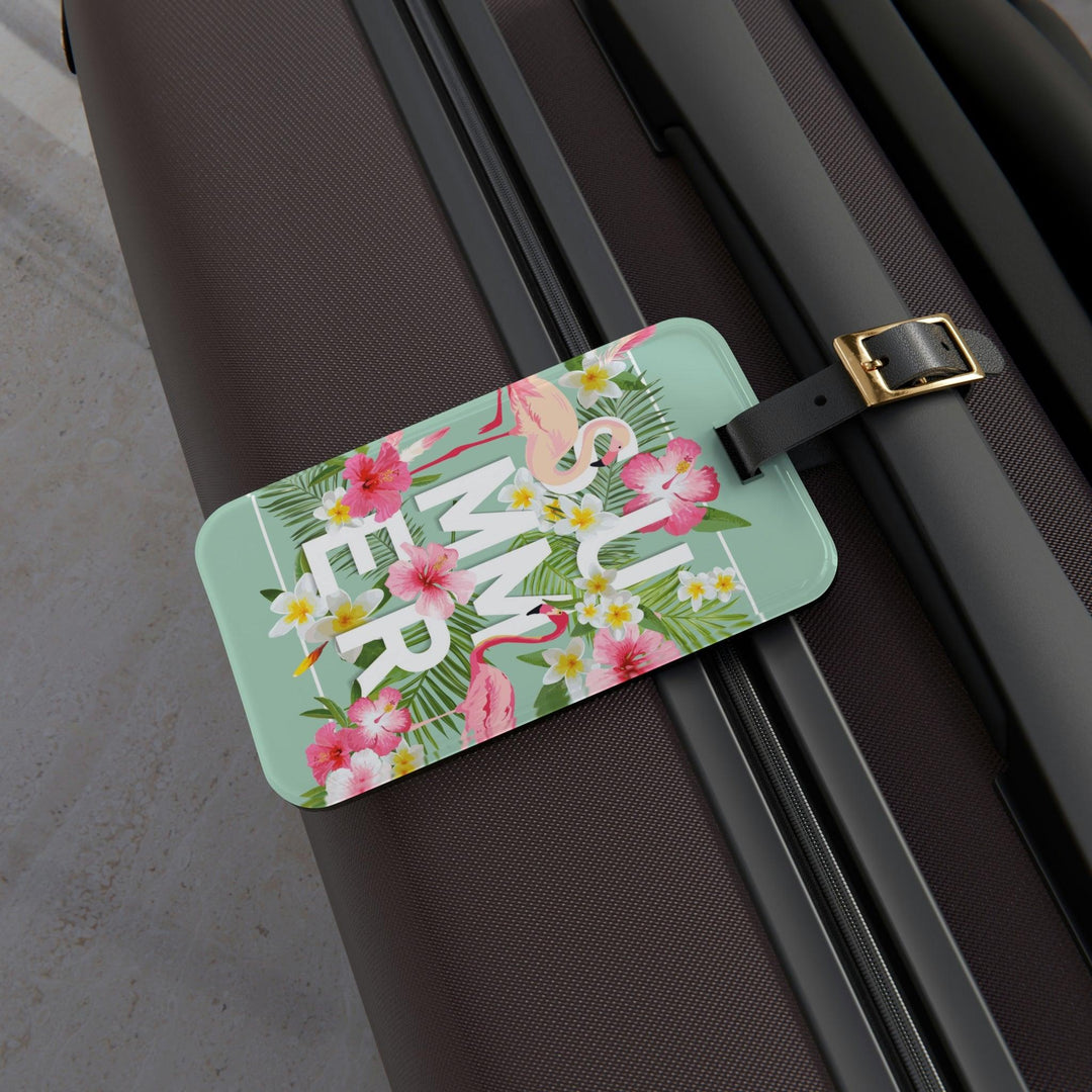 Lisslune | Chic Wanderlust Acrylic Luggage Tag Collection - Adjustable Travel Accessory