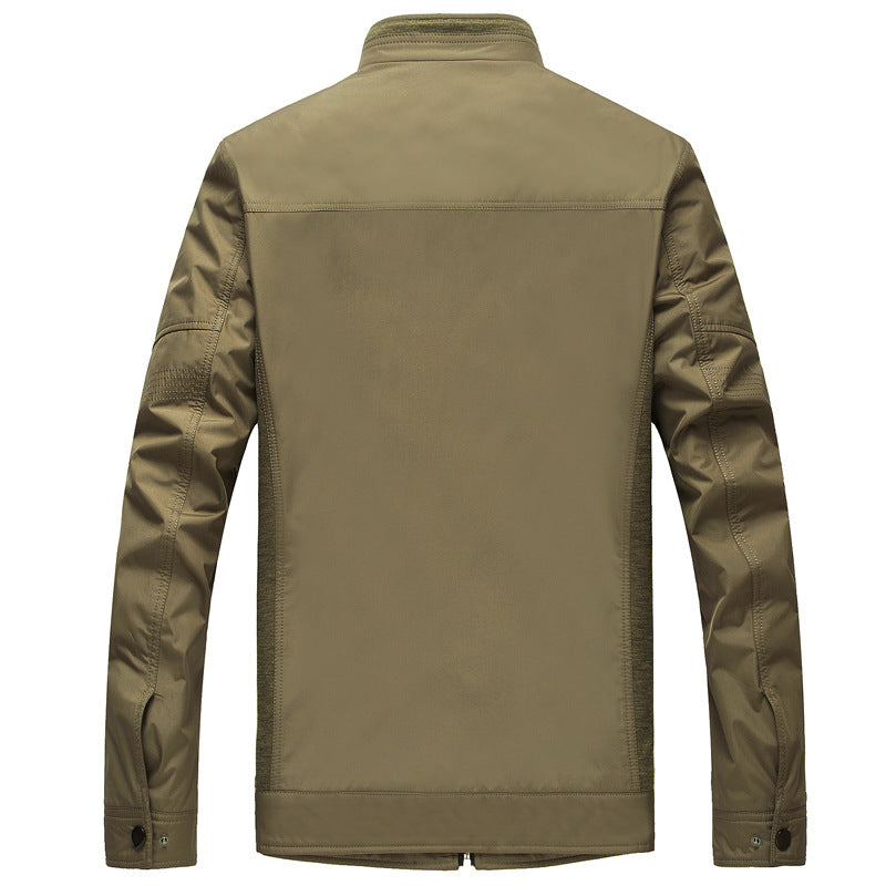Men's rain jacket with thermal lining and modern details Lisslune