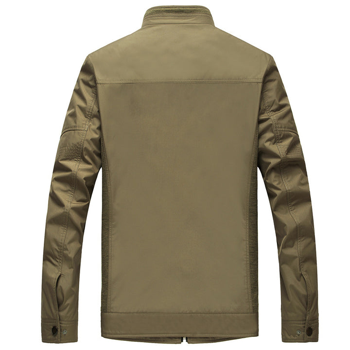 Men's rain jacket with thermal lining and modern details Lisslune