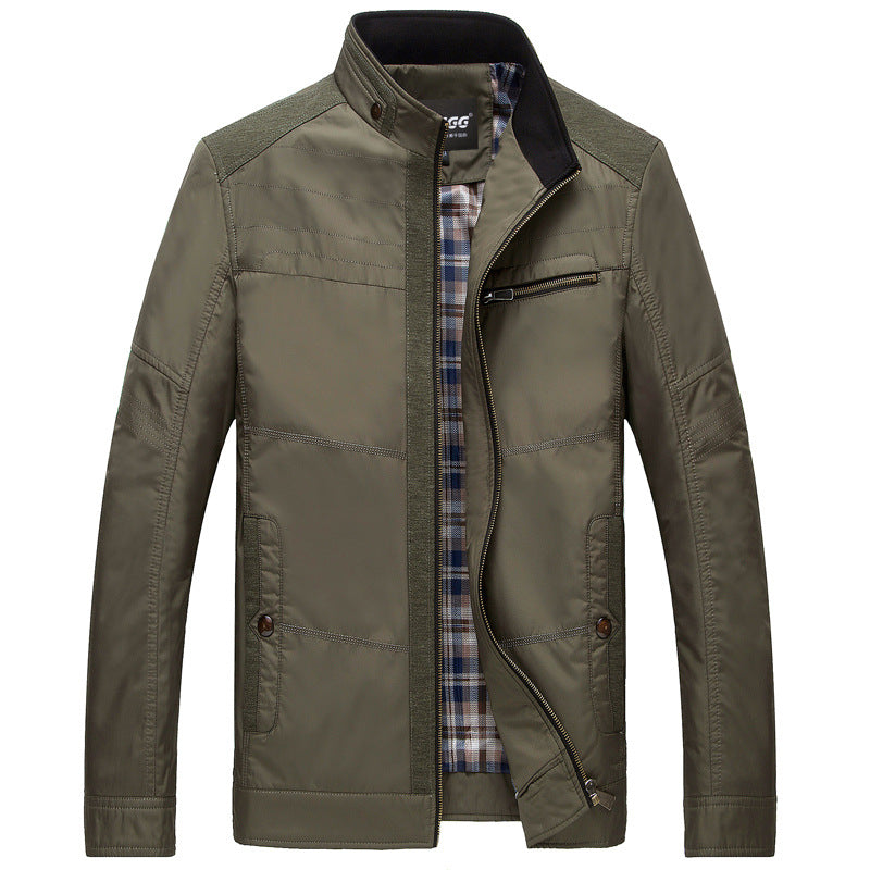 Men's rain jacket with thermal lining and modern details Lisslune