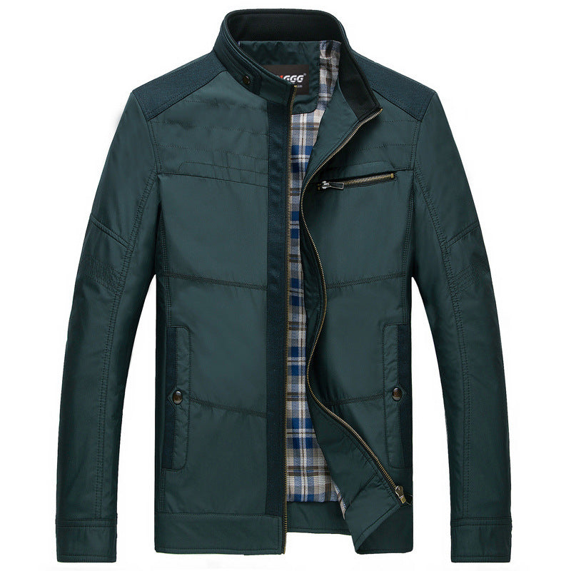 Men's rain jacket with thermal lining and modern details Lisslune