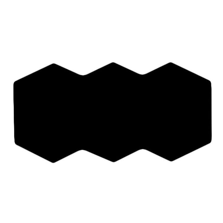 Lisslune | Modern 2/3/4-Light LED Ceiling Light Black Hexagon Wall-Mounted Light with Aluminum Shade, RGB Colors Light