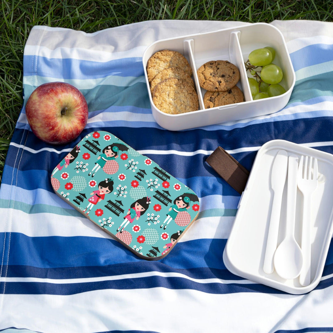 Lisslune | Personalized sustainable wooden bento lunchbox set - elegant meal organizer