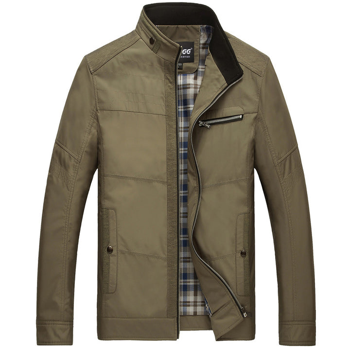 Men's rain jacket with thermal lining and modern details Lisslune