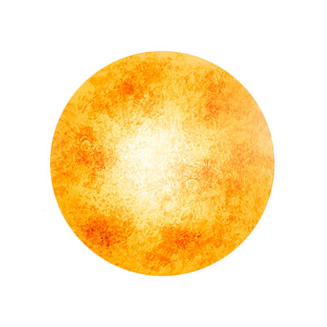 Skørter | Living Room Flat Planet Wall Light Acrylic Modern Creative Multi-color Wall Lamp