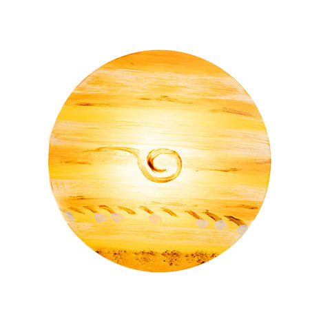 Skørter | Living Room Flat Planet Wall Light Acrylic Modern Creative Multi-color Wall Lamp