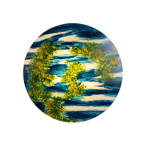 Skørter | Living Room Flat Planet Wall Light Acrylic Modern Creative Multi-color Wall Lamp