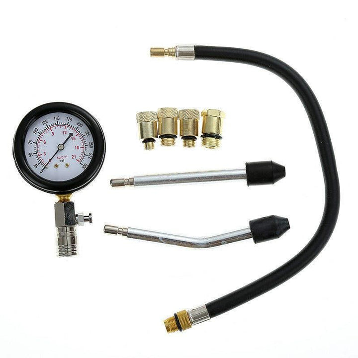 Lisslune | Motor Cylinder Tester Compression Set with Multiple Adapters