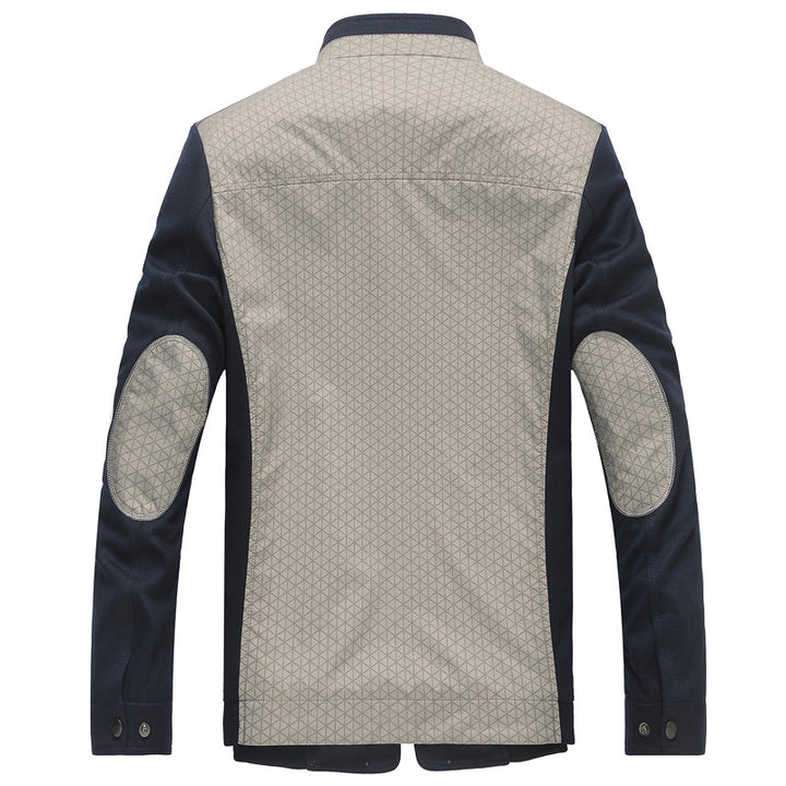Men's leisure jacket with interior geometric pattern Lisslune