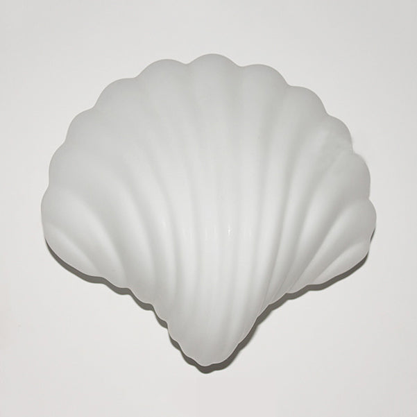 Skørter | Bedroom Quiet Room Shell Wall Lamp Acrylic 1 Light Beautiful Modern Wall Light in White
