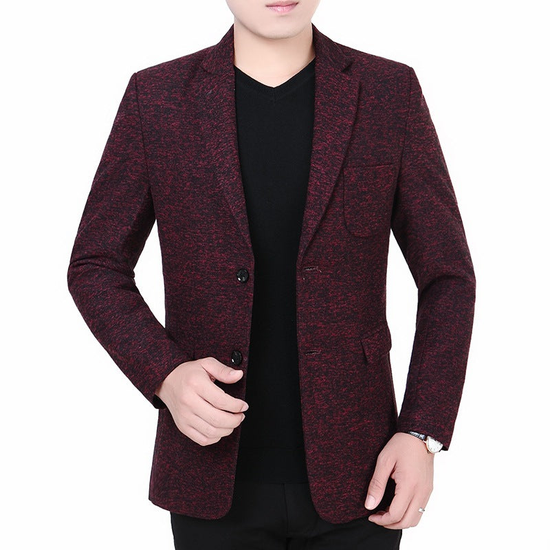 Men's Slim Fit Blazer made of Jacquard fabric Lisslune