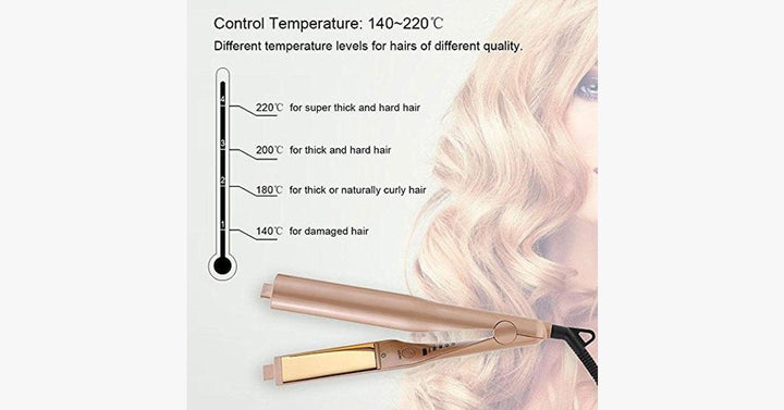 Lisslune | Pro 2-in-1 Hair Waver and Straightener