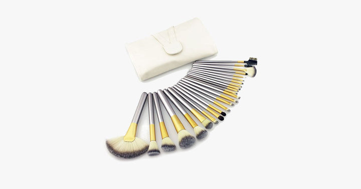 Lisslune | Crushed Mocha 24-piece Brush Set