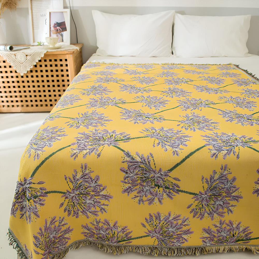 Lisslune | Agapanthus Tassel Blanket