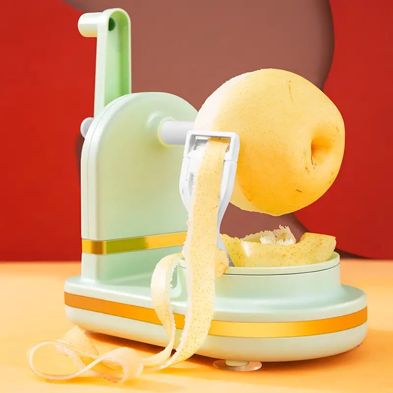 Lisslune | Simple vegetable and fruit peeler with hand crank – For effortless peeling