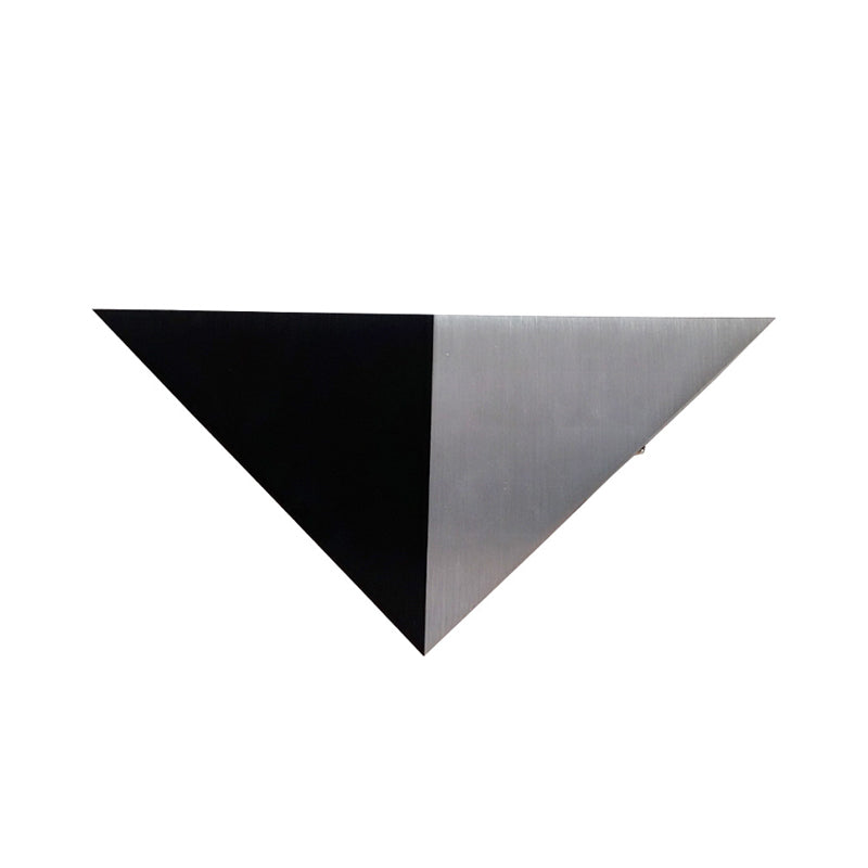 Lisslune | Minimalism Pyramid Wall Light Kit Metal Party RGB LED Wall Mounted Light in Black and Silver