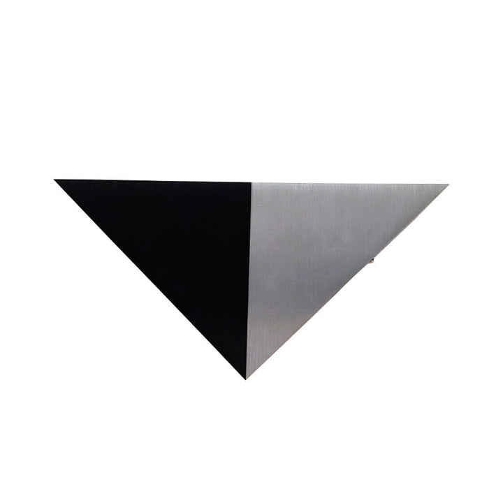 Lisslune | Minimalism Pyramid Wall Light Kit Metal Party RGB LED Wall Mounted Light in Black and Silver