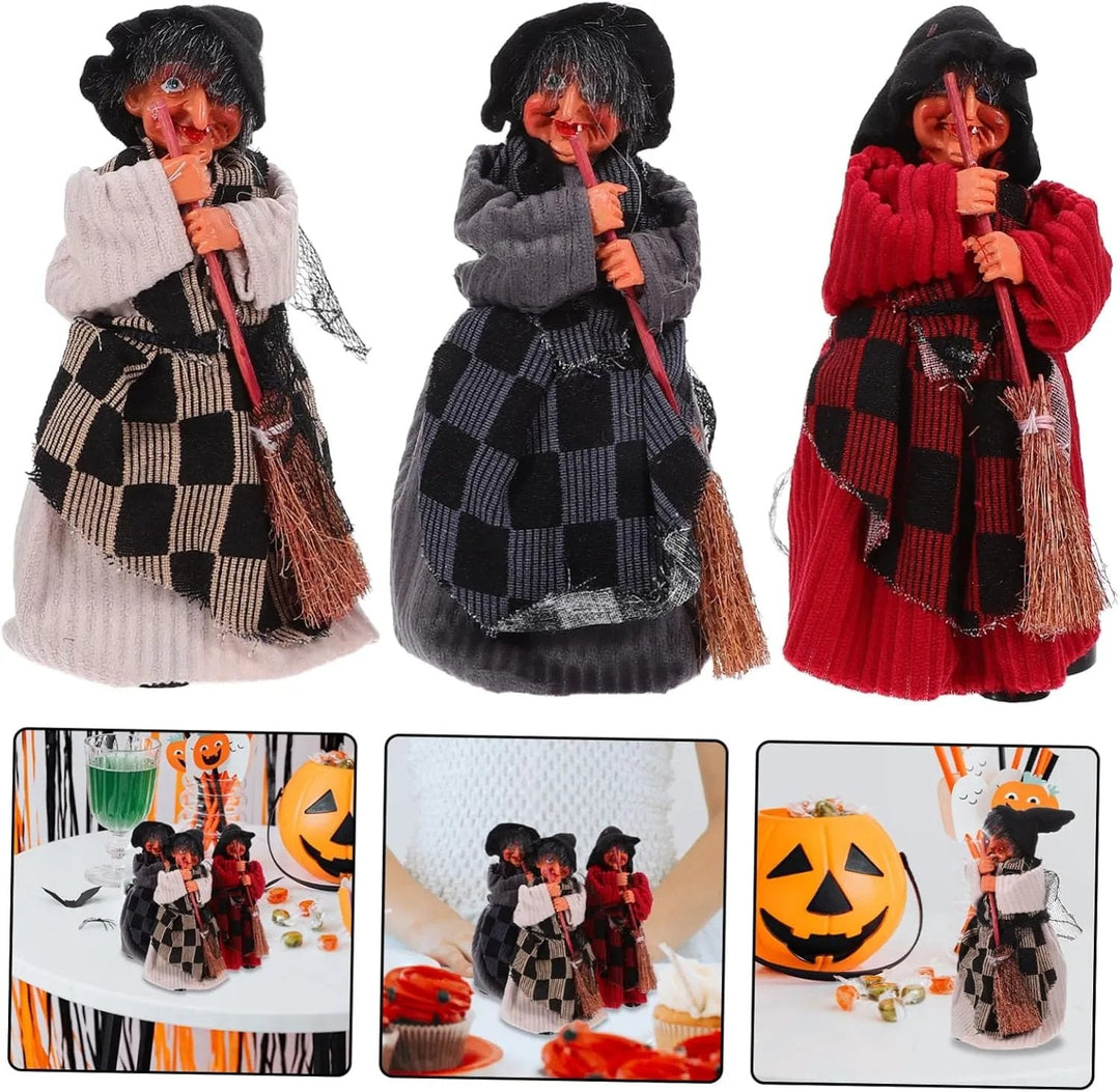 Lisslune | Halloween Witch Doll Statue Decor Desktop