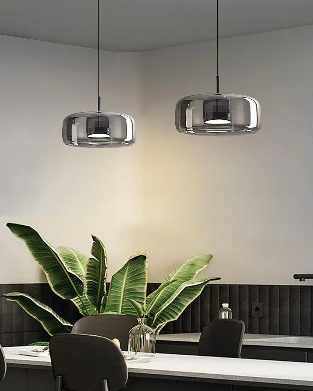 Lisslune | Valentino Ceiling Pendant Light - Smoke