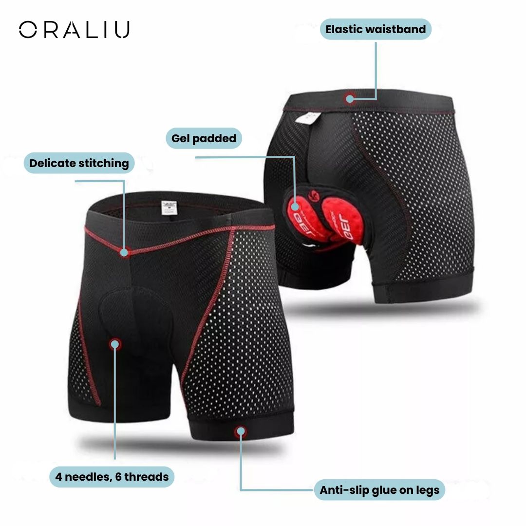 Lisslune | Gel-Padded Cycling Underwear – Men & Women