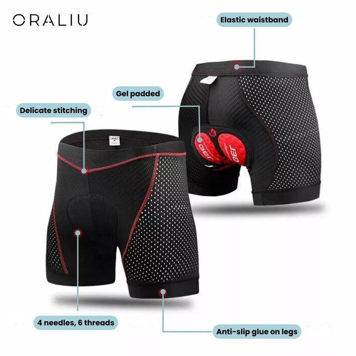 Lisslune | Gel-Padded Cycling Underwear – Men & Women