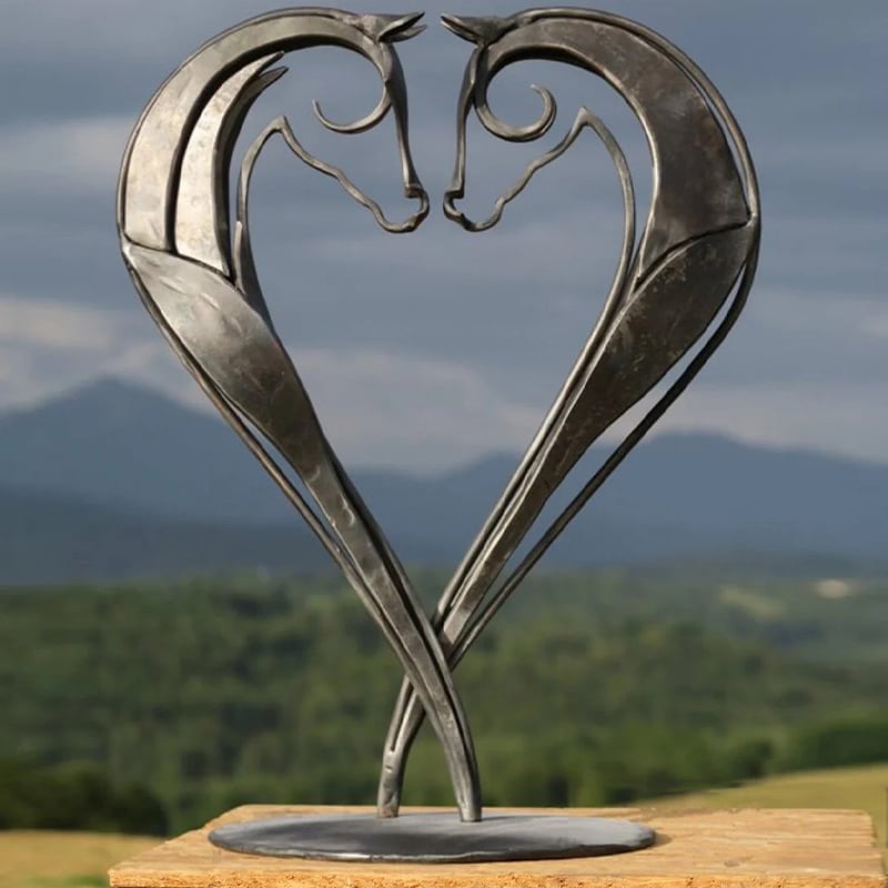Lisslune | Modern Metal Horse Statue