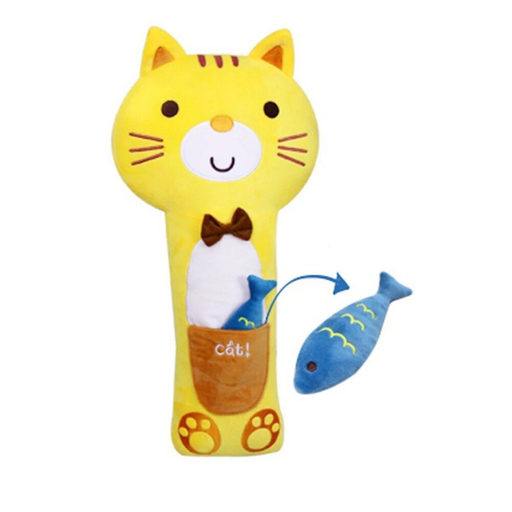 Lisslune | Adjustable Cute Animal Car Seat Strap Cover & Cushion for Kids