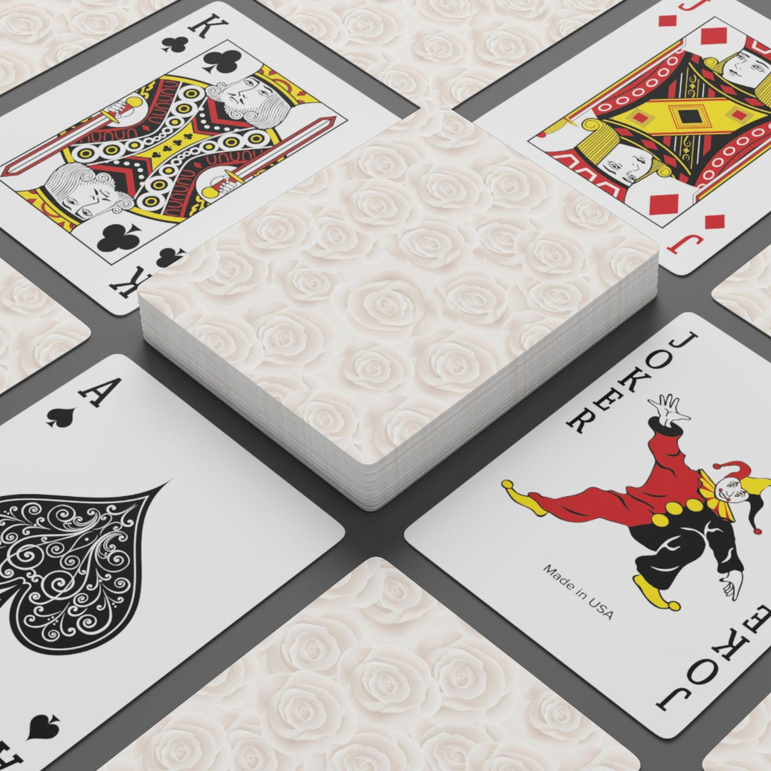Lisslune | Valentine's Red Heart Poker Deck - Romantic Playing Cards for Card Game Lovers