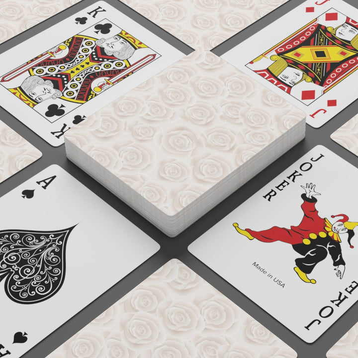 Lisslune | Valentine's Red Heart Poker Deck - Romantic Playing Cards for Card Game Lovers