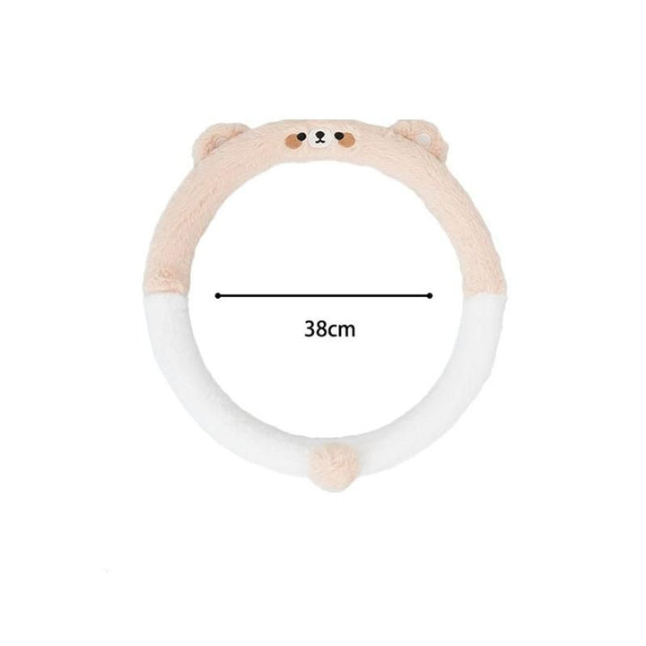 Lisslune | New Sweet Lovely Animal Soft Leather Steering Wheel Cover
