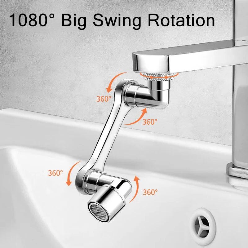 Lisslune | Versatile 1080° swivel faucet extension for optimal water flow