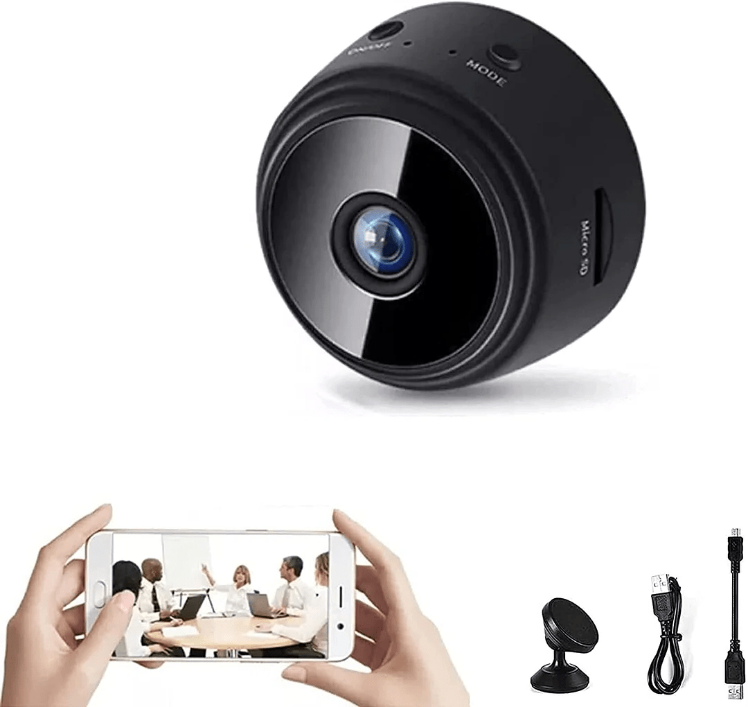 Lisslune | MINIGUARD CAM – 1080p Mini Camera with Magnetic Mount & Night Vision