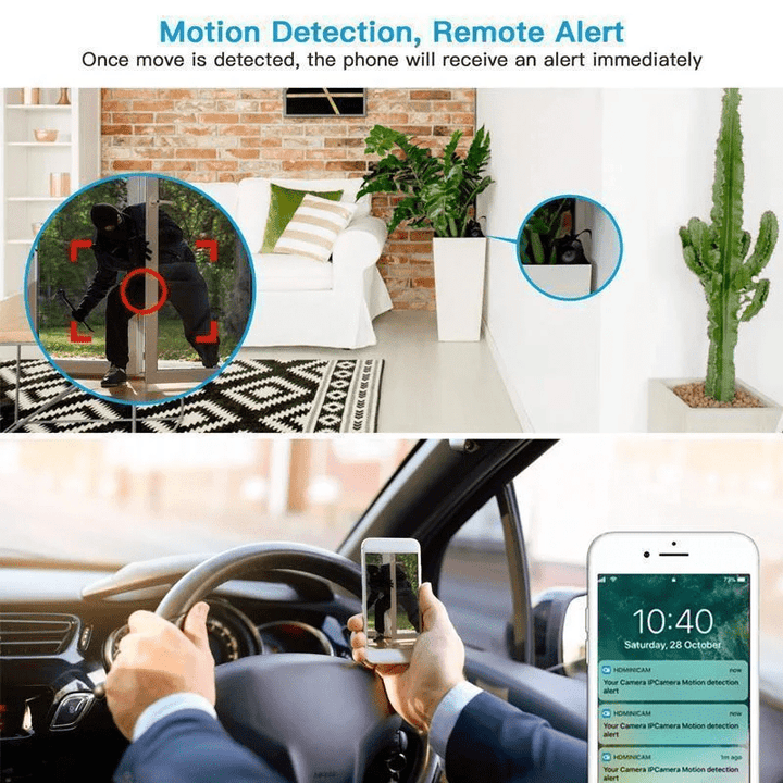 Lisslune | MINIGUARD CAM – 1080p Mini Camera with Magnetic Mount & Night Vision